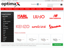 Tablet Screenshot of optimax-vision.ro